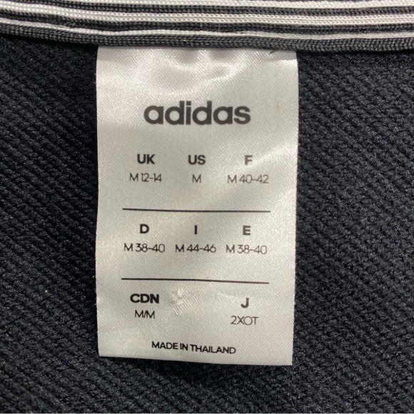 Adidas Long Crop Quarter Zip Up Sweatshirt Size M - Picture 6 of 7